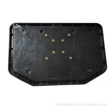 OEM IP68 black military silicone keyboard with vesa mounting holes